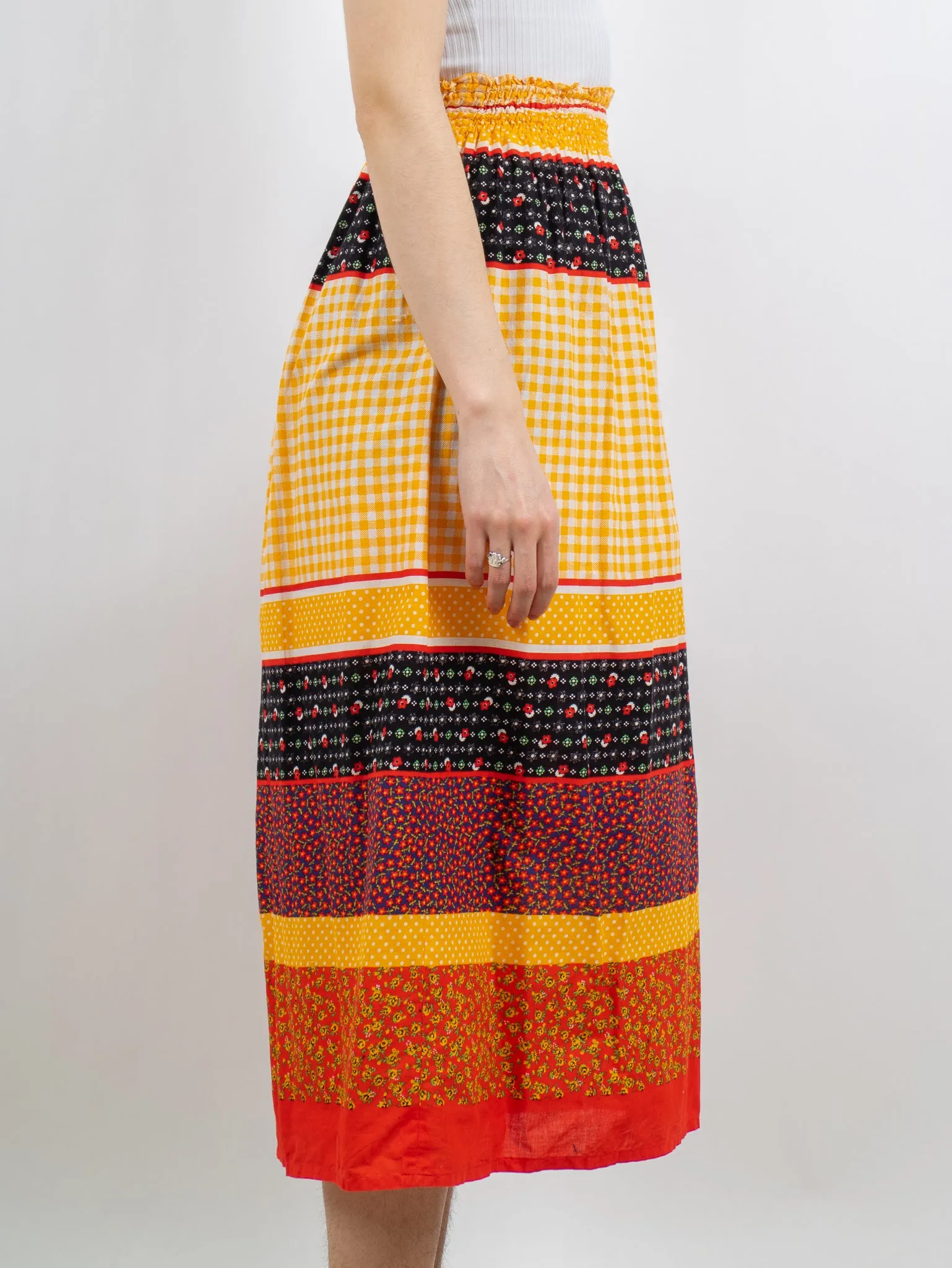 1960's / 1970's a-line picnic skirt