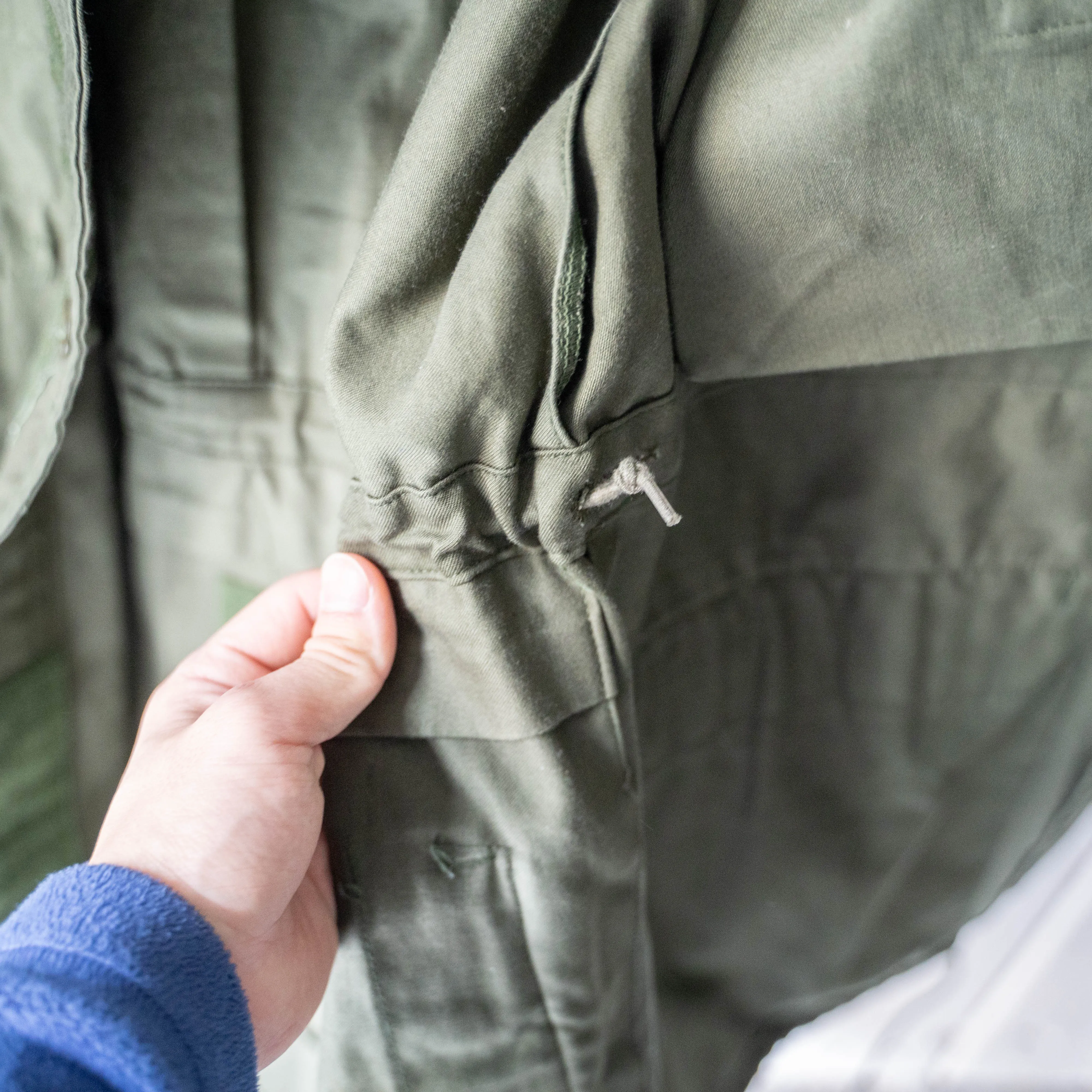 1990s Belgium military M64 hooded coat 'without epaulette''dead stock'