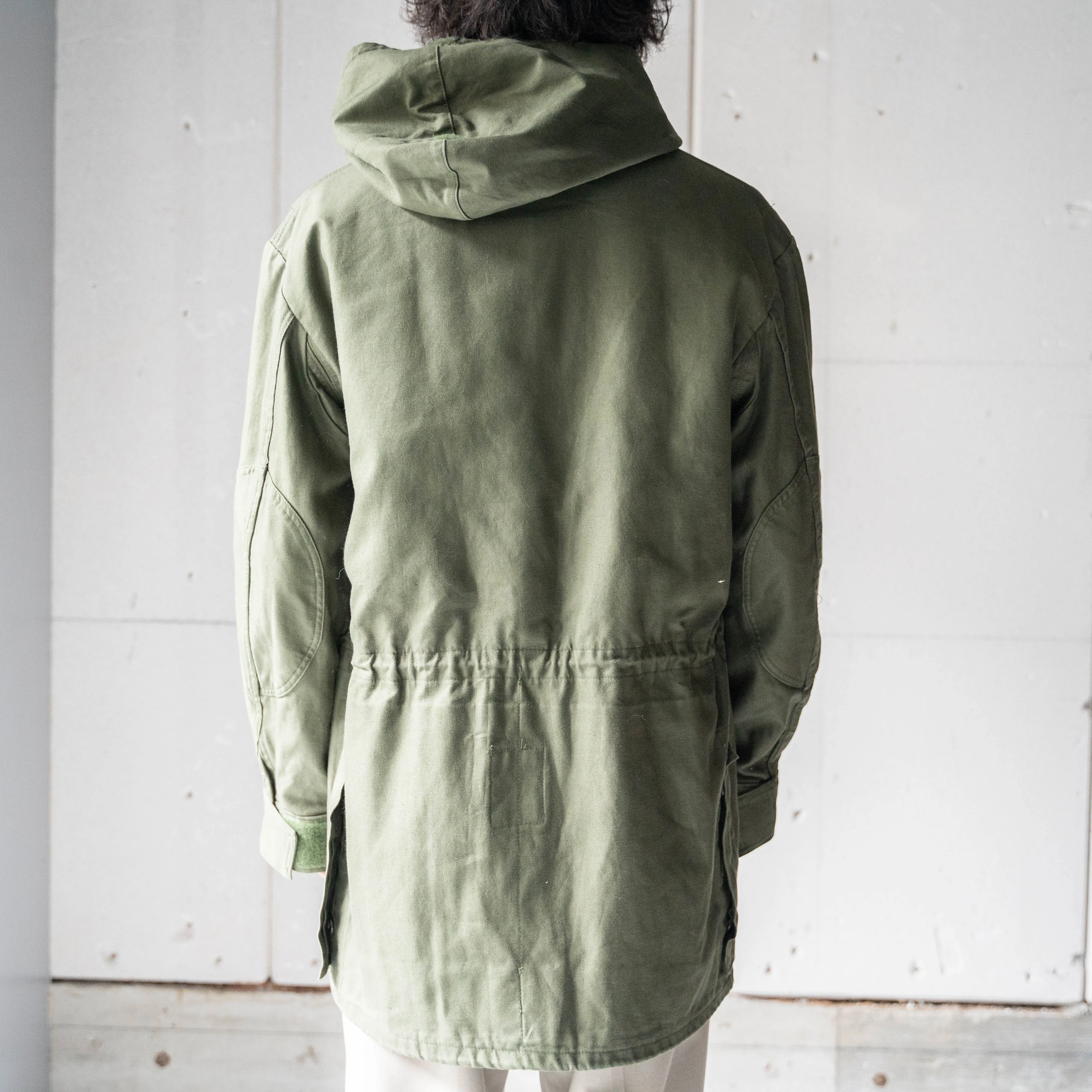 1990s Belgium military M64 hooded coat 'without epaulette''dead stock'
