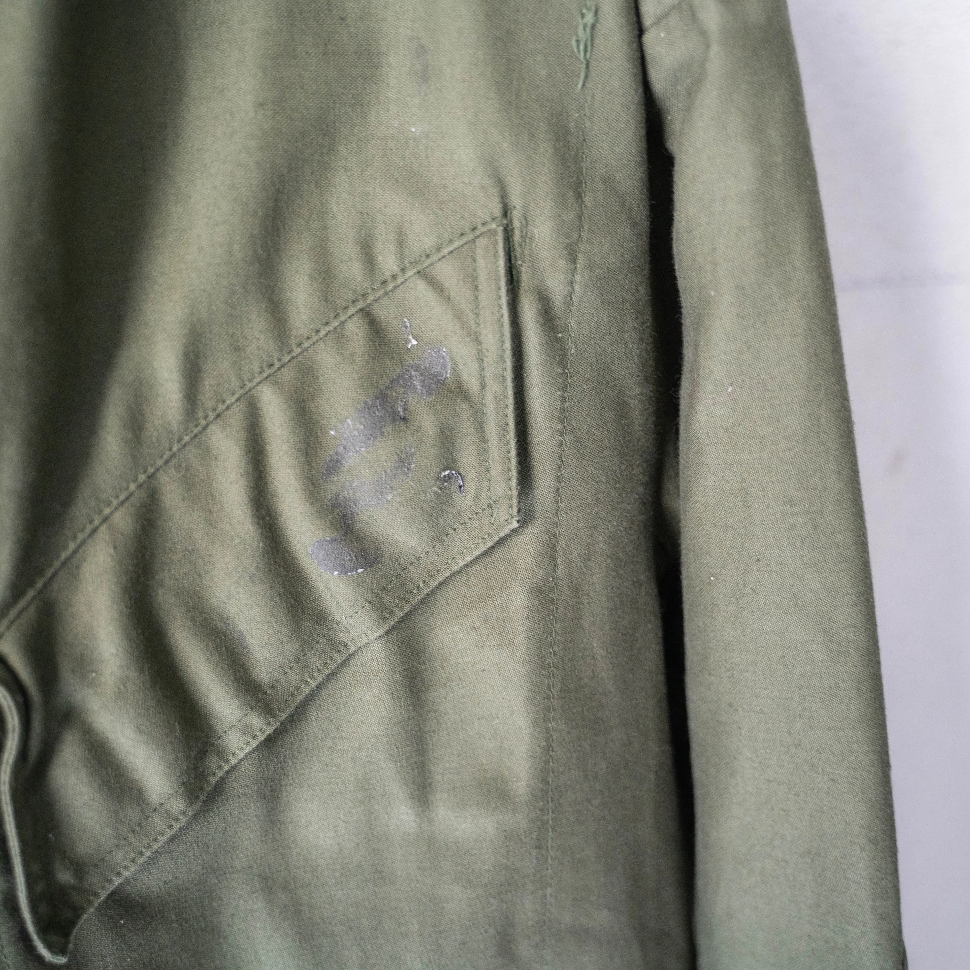 1990s Belgium military M64 hooded coat 'without epaulette''dead stock'