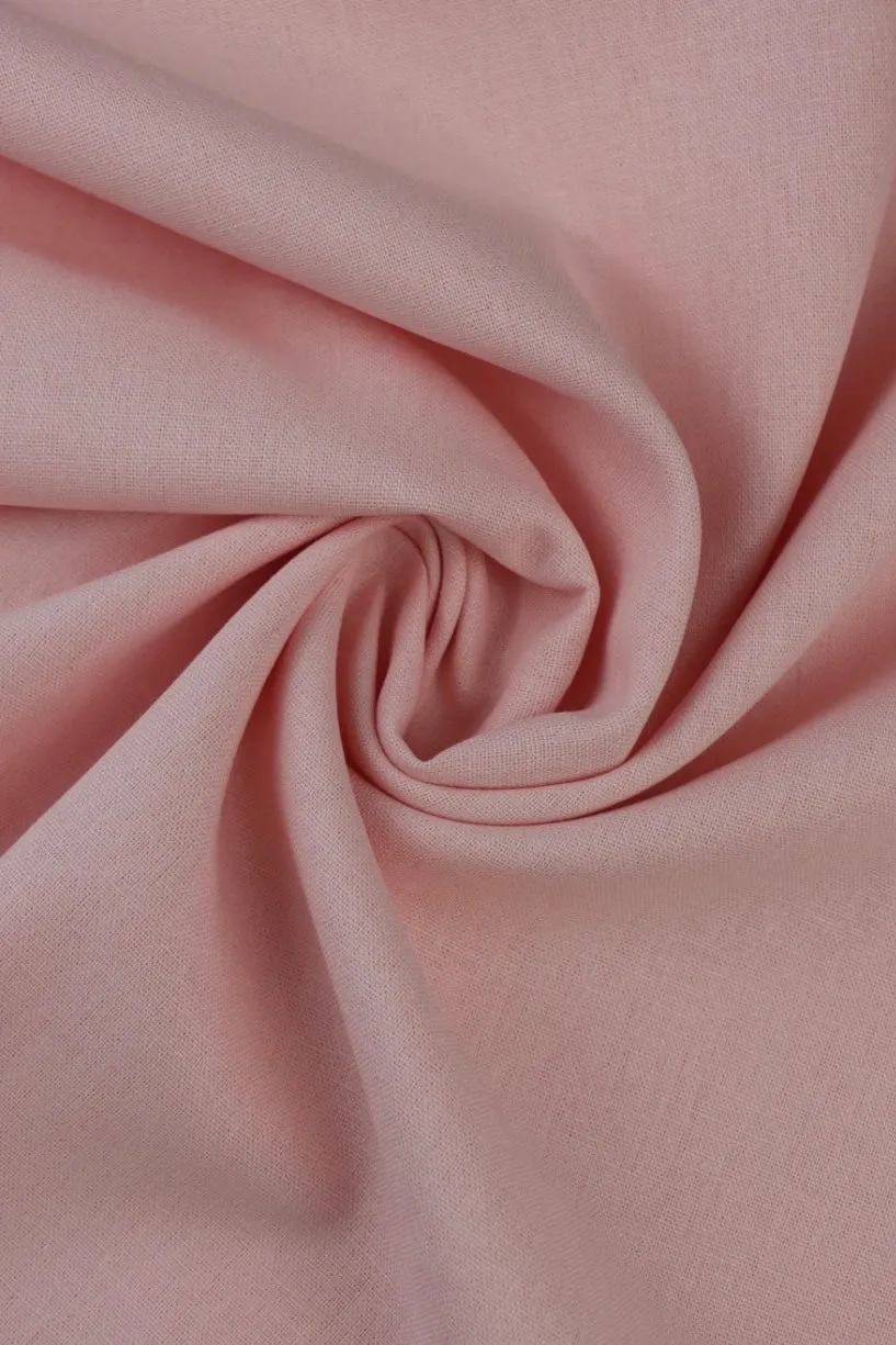 1YD 4IN REMNANT; Petal | Brussels Washer Linen | Robert Kaufman