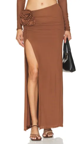 AFRM Kelce Skirt in Brown