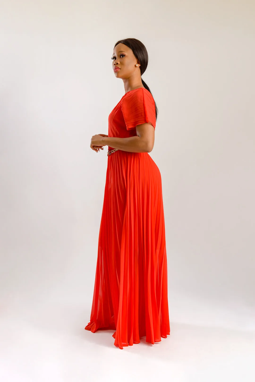 AUDREY DRESS - ORANGE