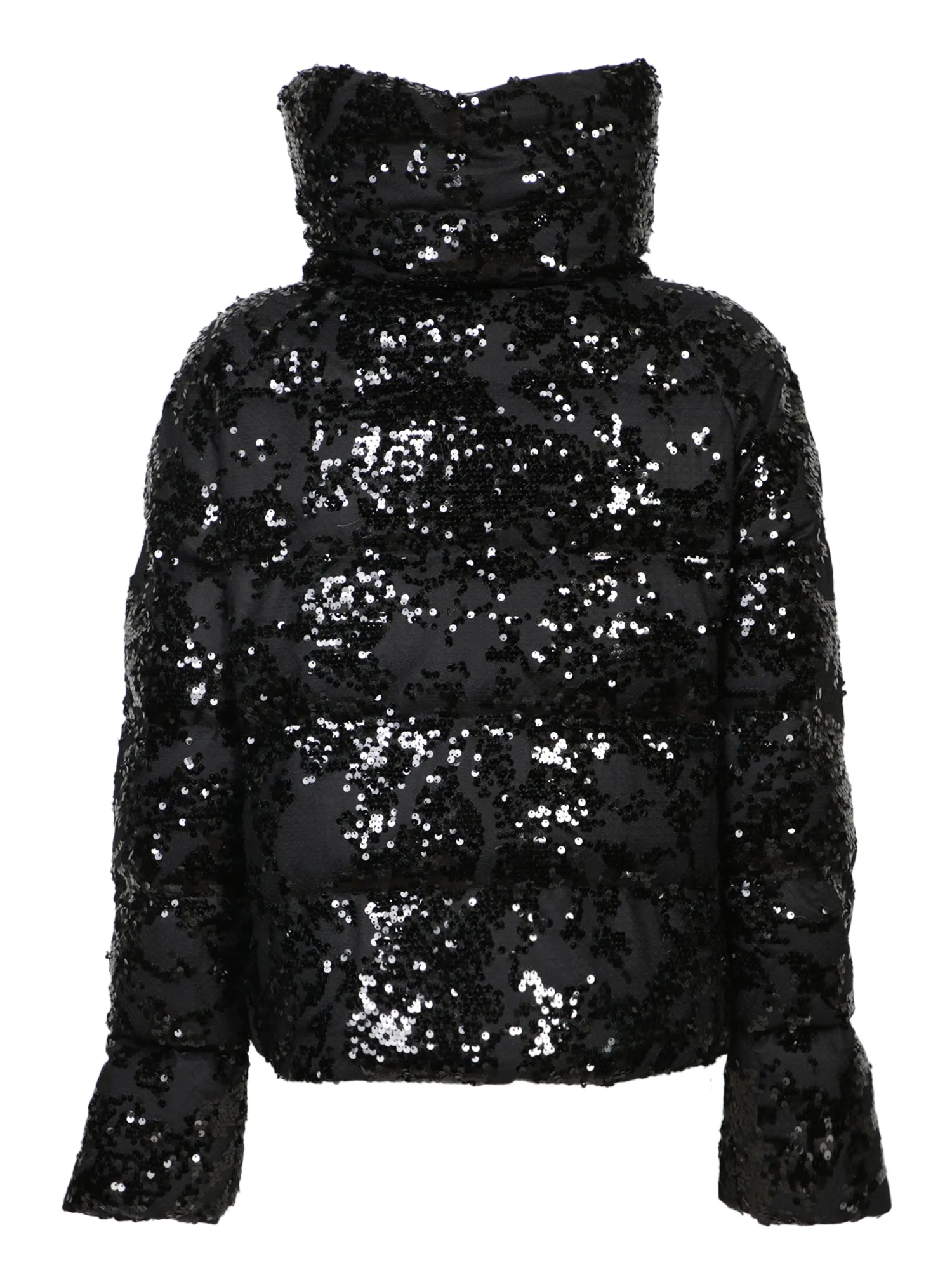 Black Sequin Down Jacket