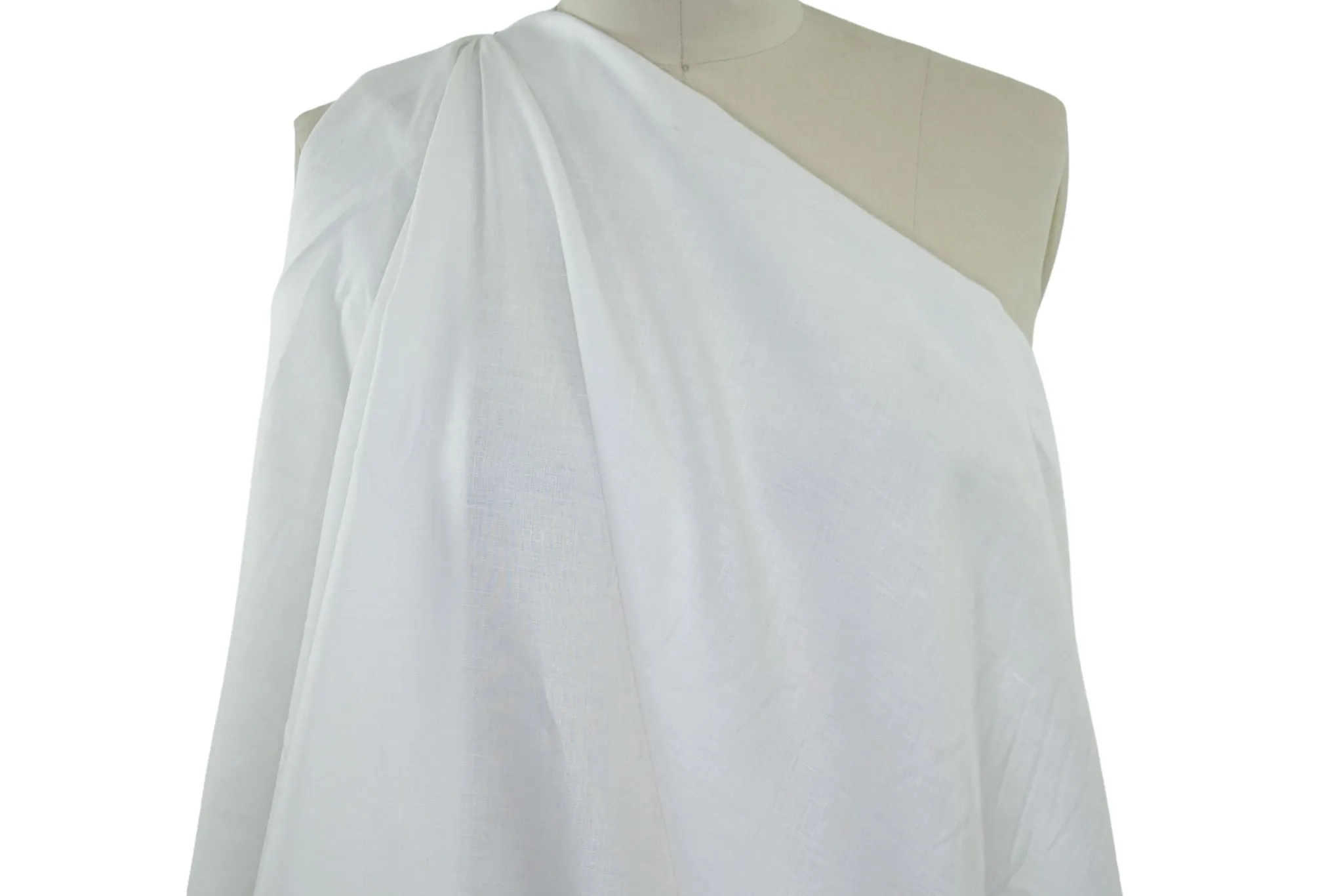 Blouse/Dress Weight Linen - Barely Off-White