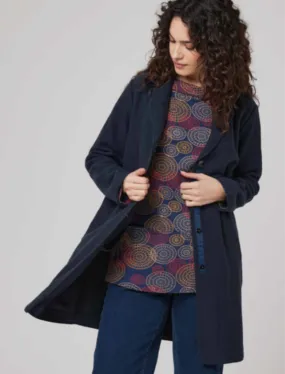 Brendanna Boiled Wool Coat