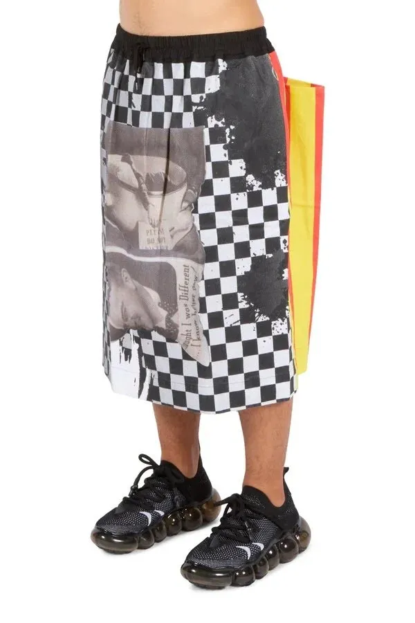 Burn Checker Womens Skirt Woven