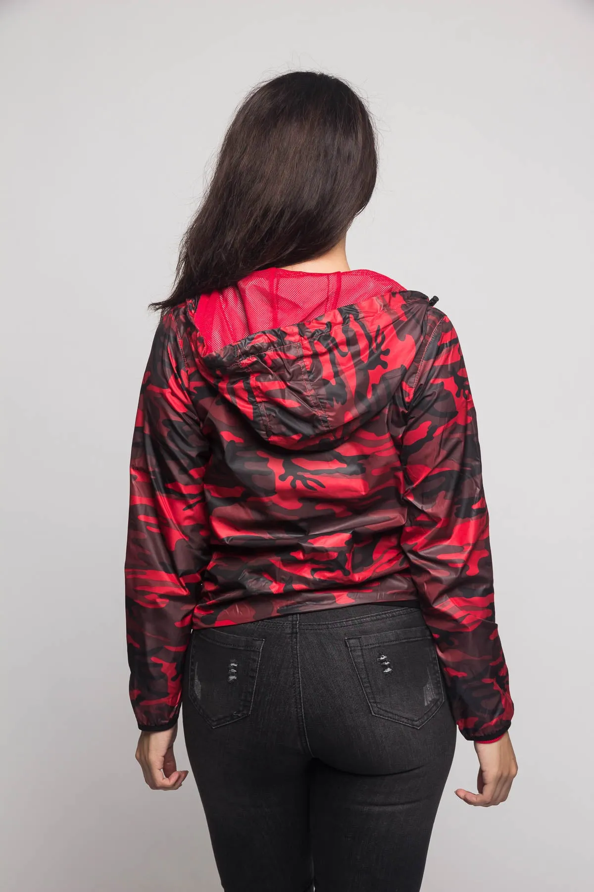 Camo Windbreaker Jacket