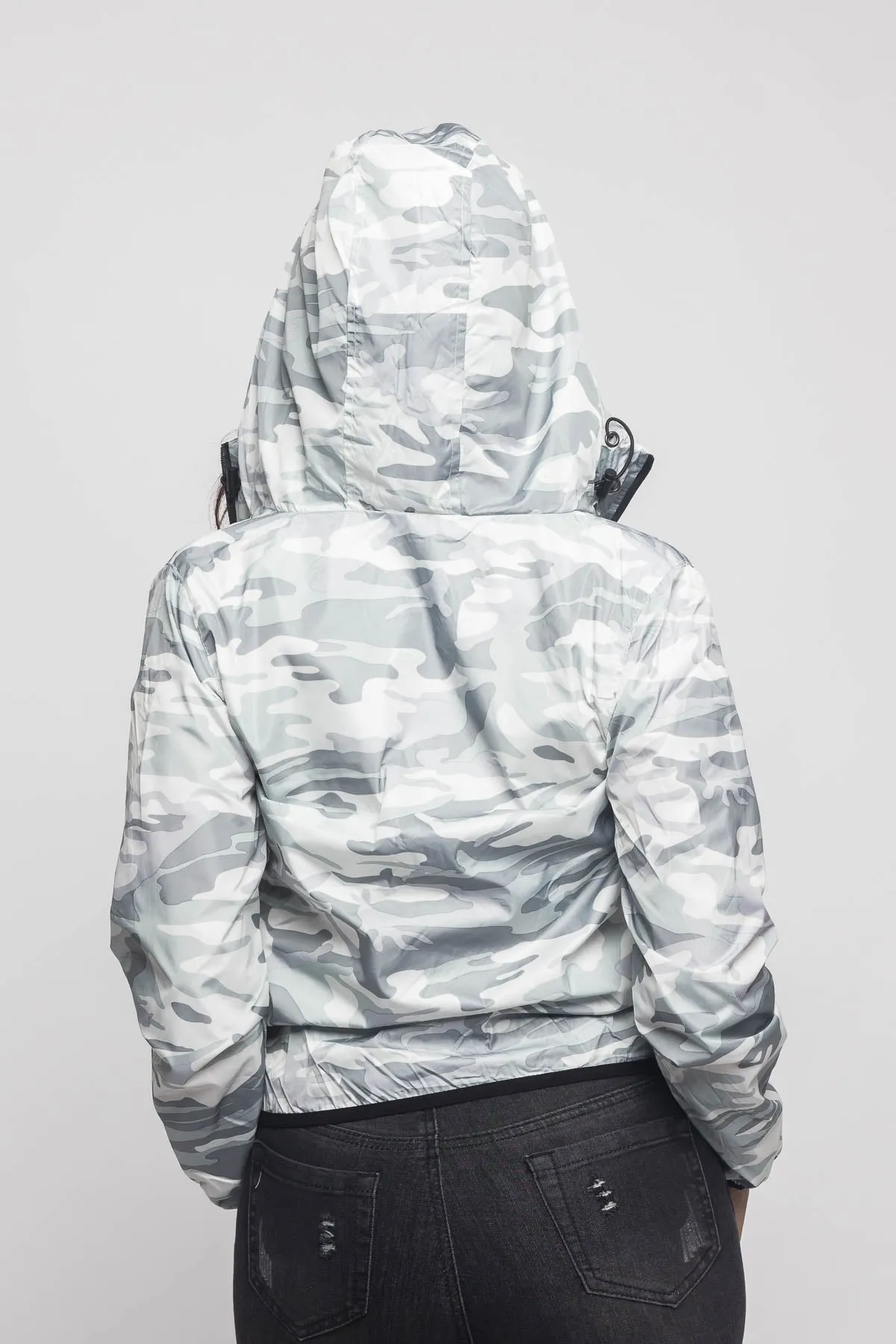 Camo Windbreaker Jacket