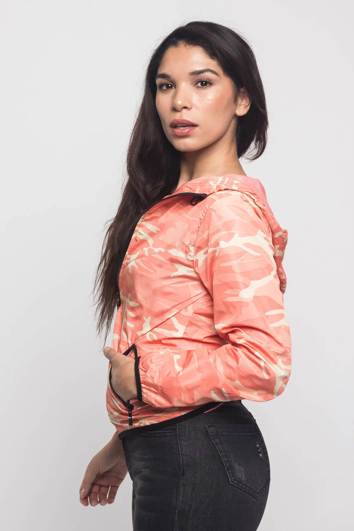 Camo Windbreaker Jacket