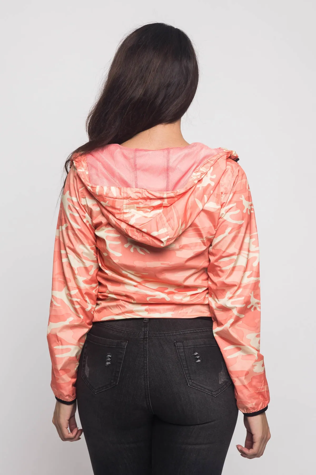 Camo Windbreaker Jacket