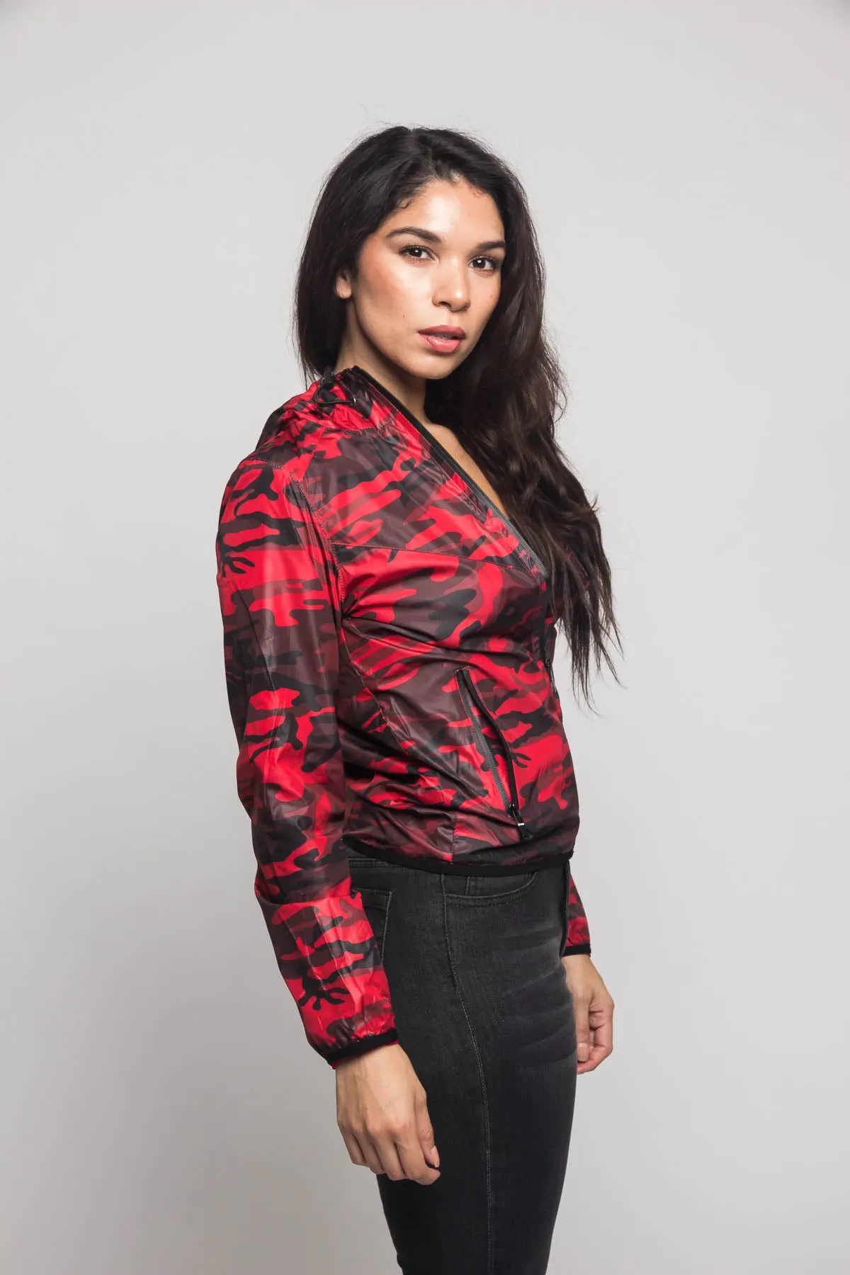 Camo Windbreaker Jacket