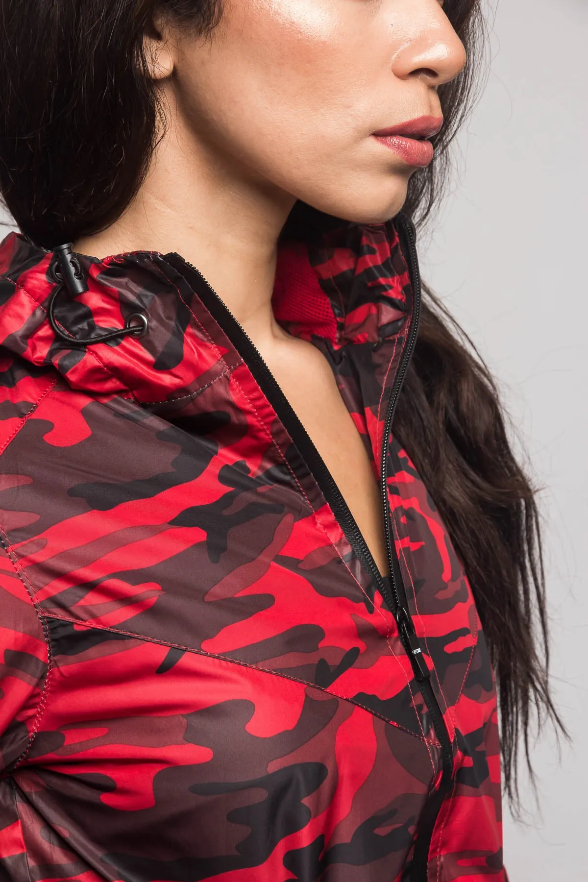 Camo Windbreaker Jacket