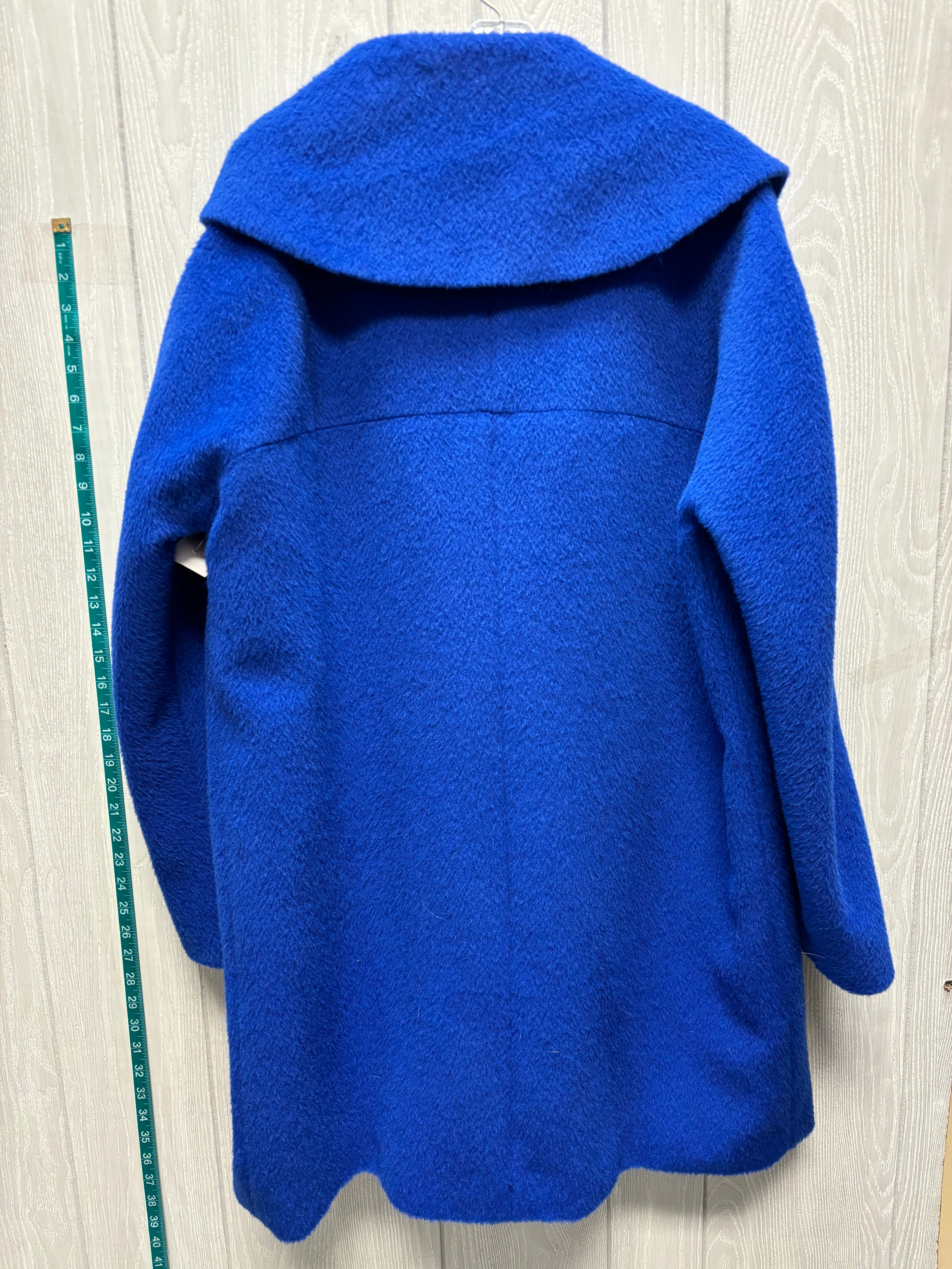 Coat Wool By Elie Tahari In Blue, Size: Xl