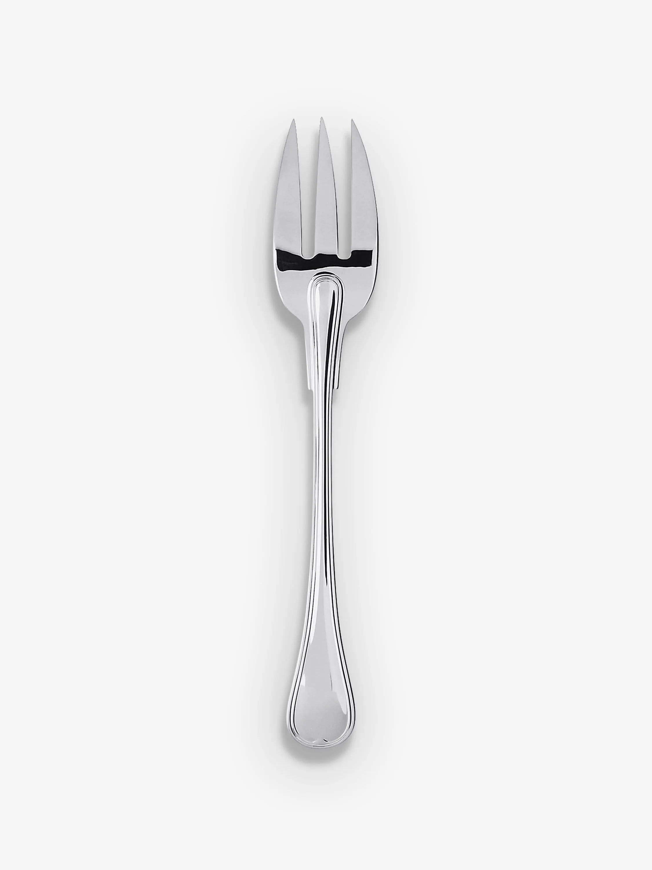 Consulat Serving Fork in Silver Plate by Puiforcat