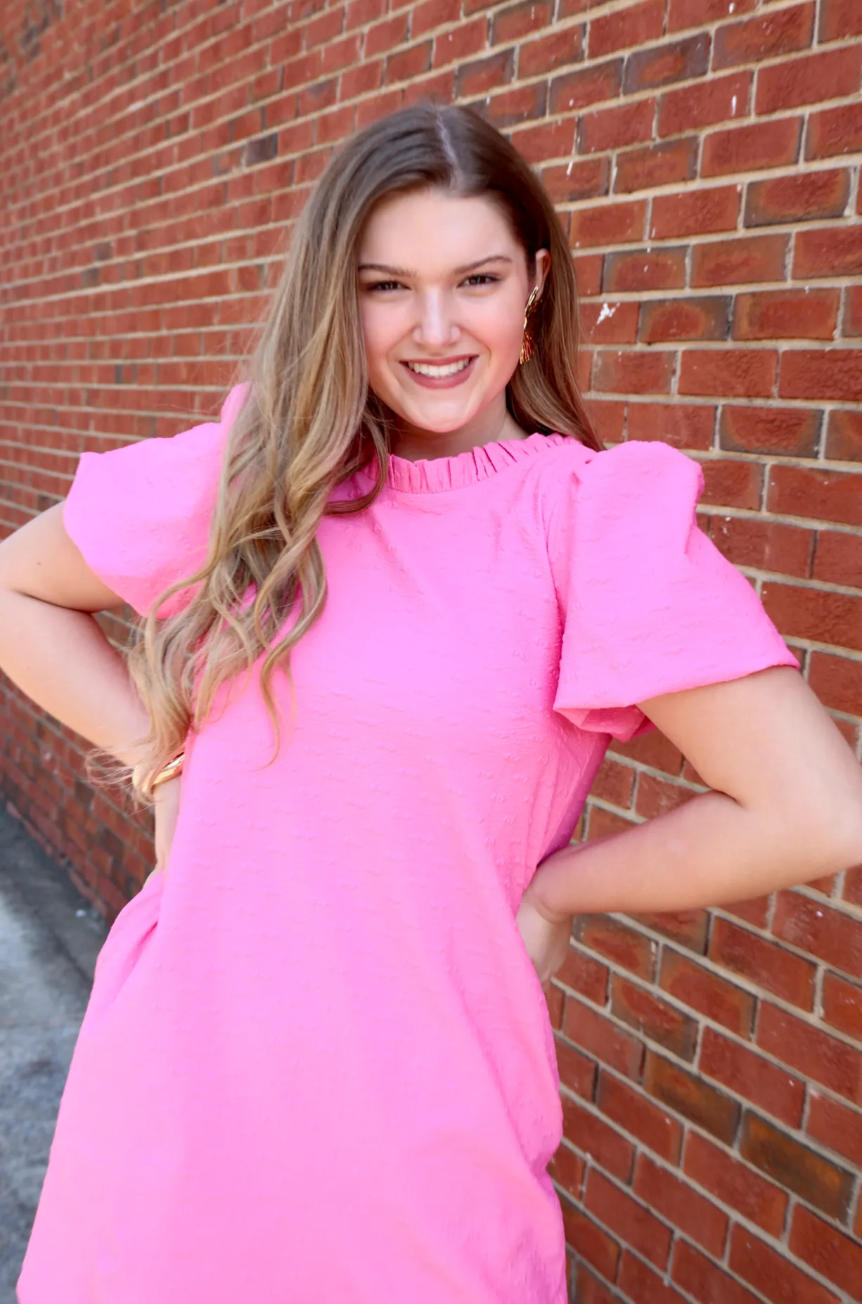 Darla Dress | Bubblegum Pink