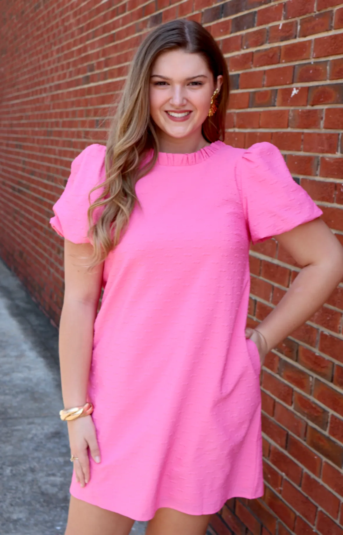 Darla Dress | Bubblegum Pink