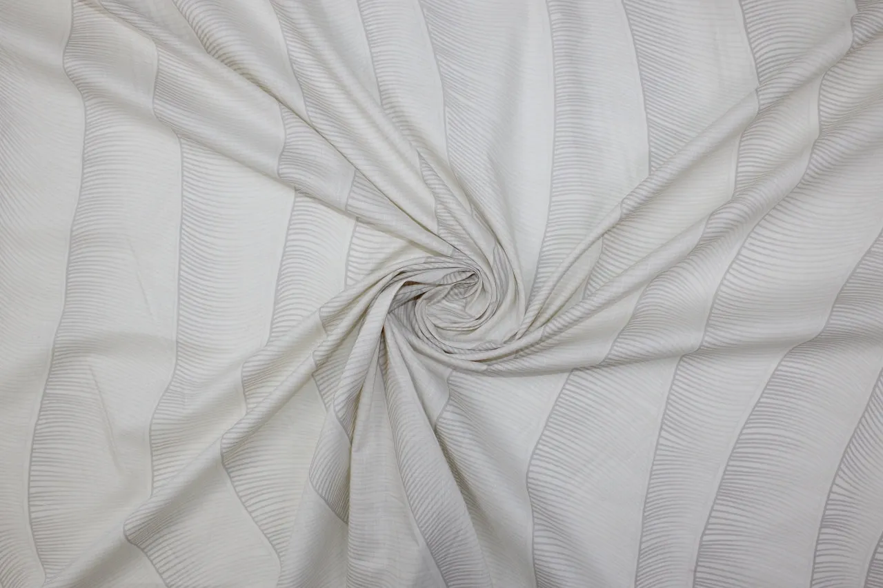 Dune Riders Cotton Lawn - Griege on Ivory