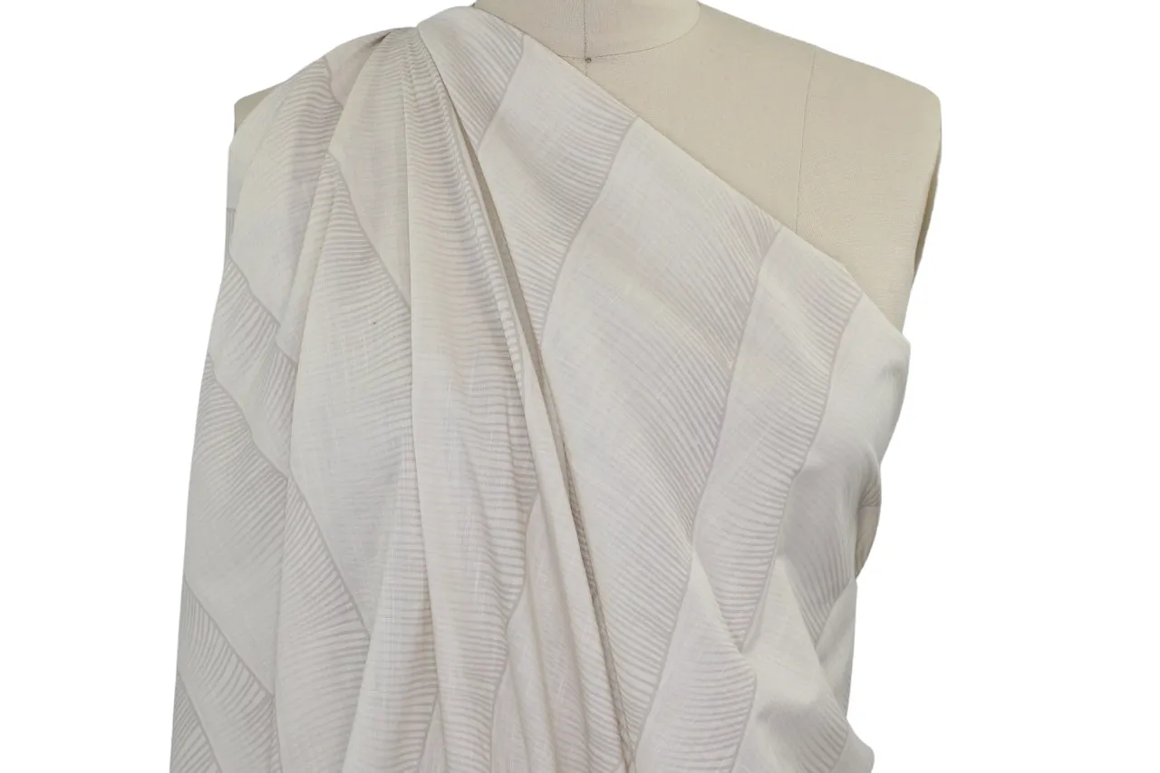 Dune Riders Cotton Lawn - Griege on Ivory