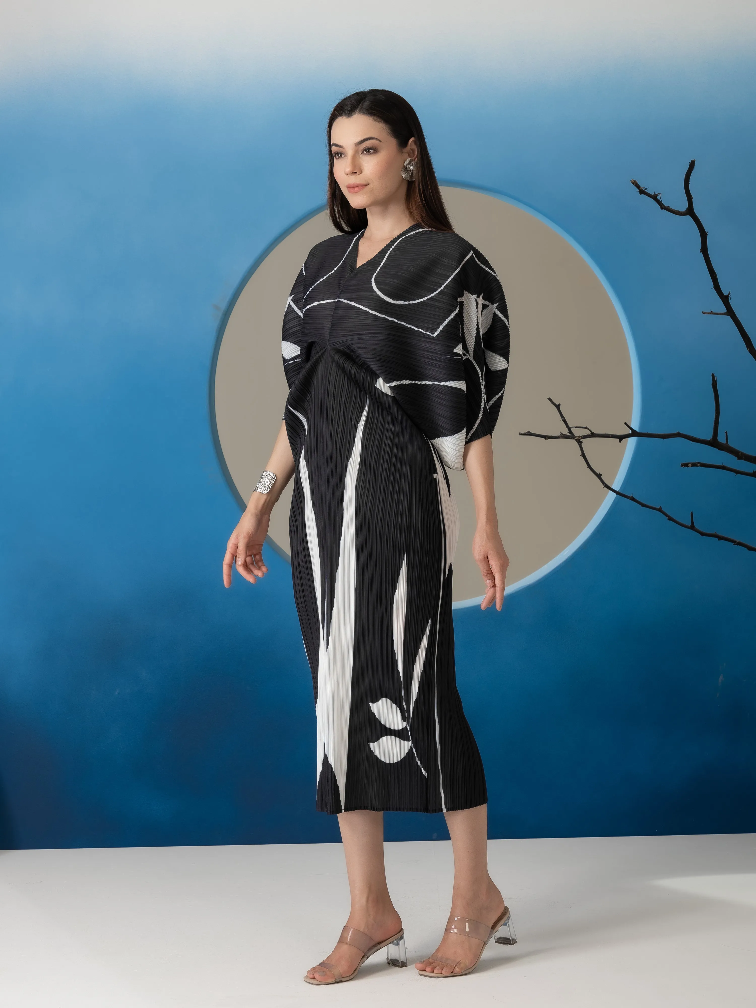 Eclipse Pleated Dress