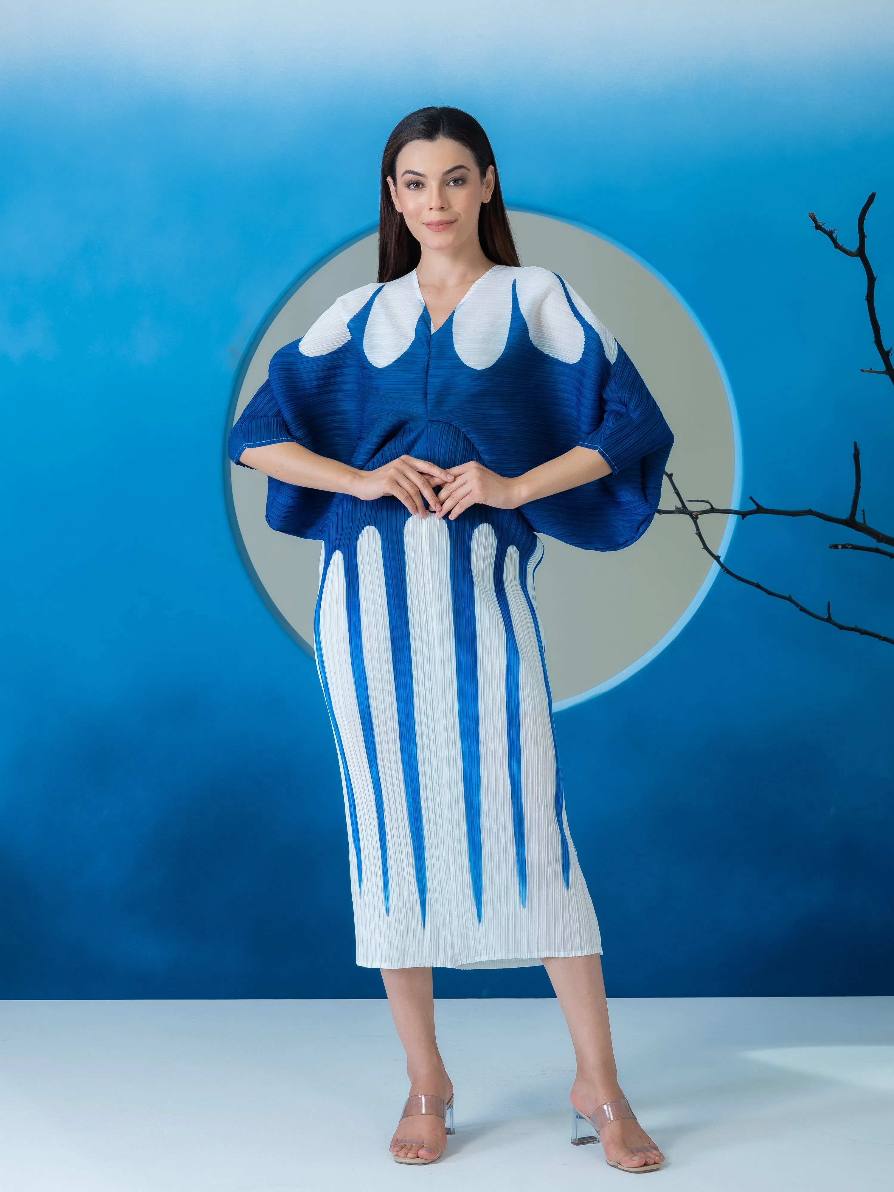 Eclipse Pleated Dress