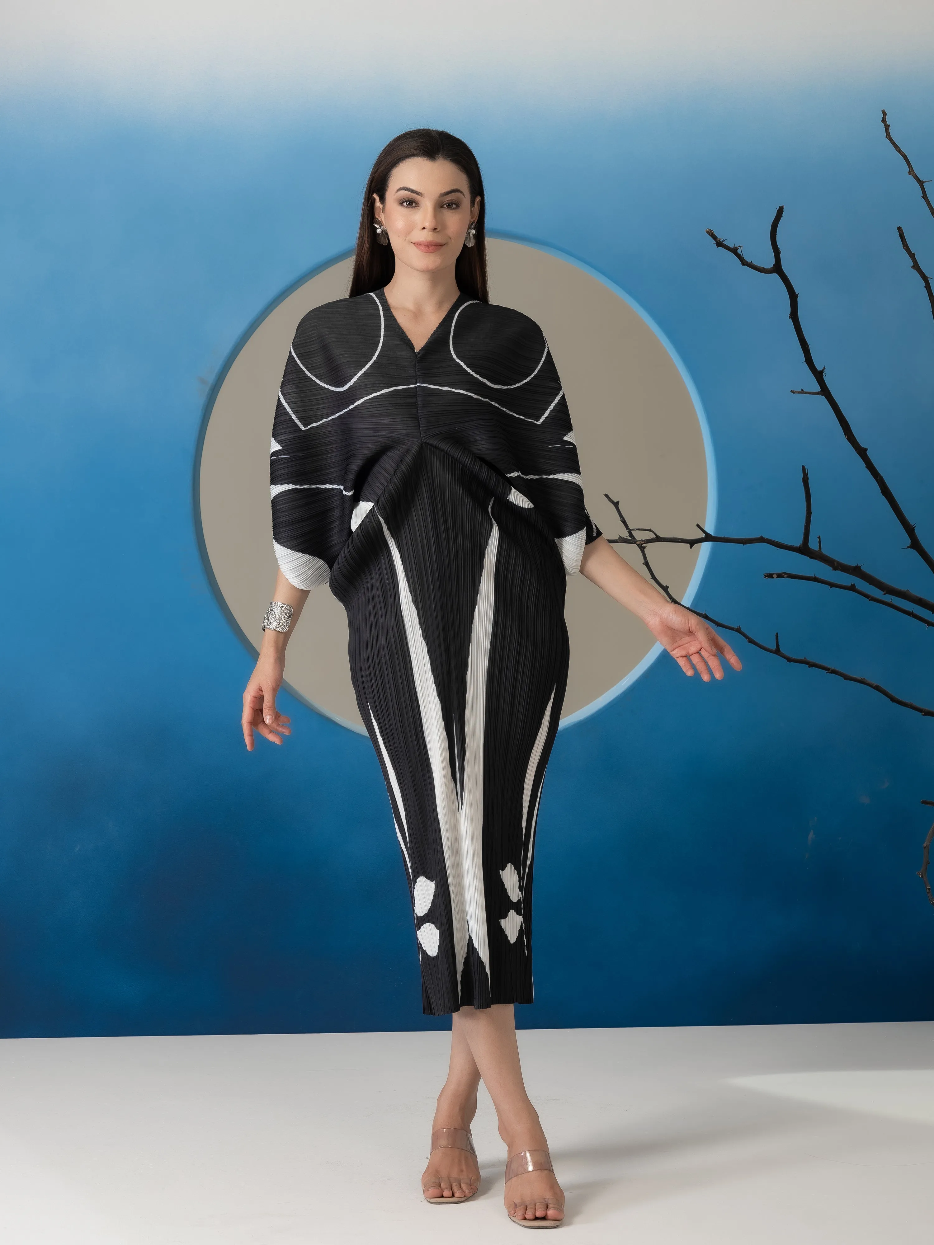 Eclipse Pleated Dress