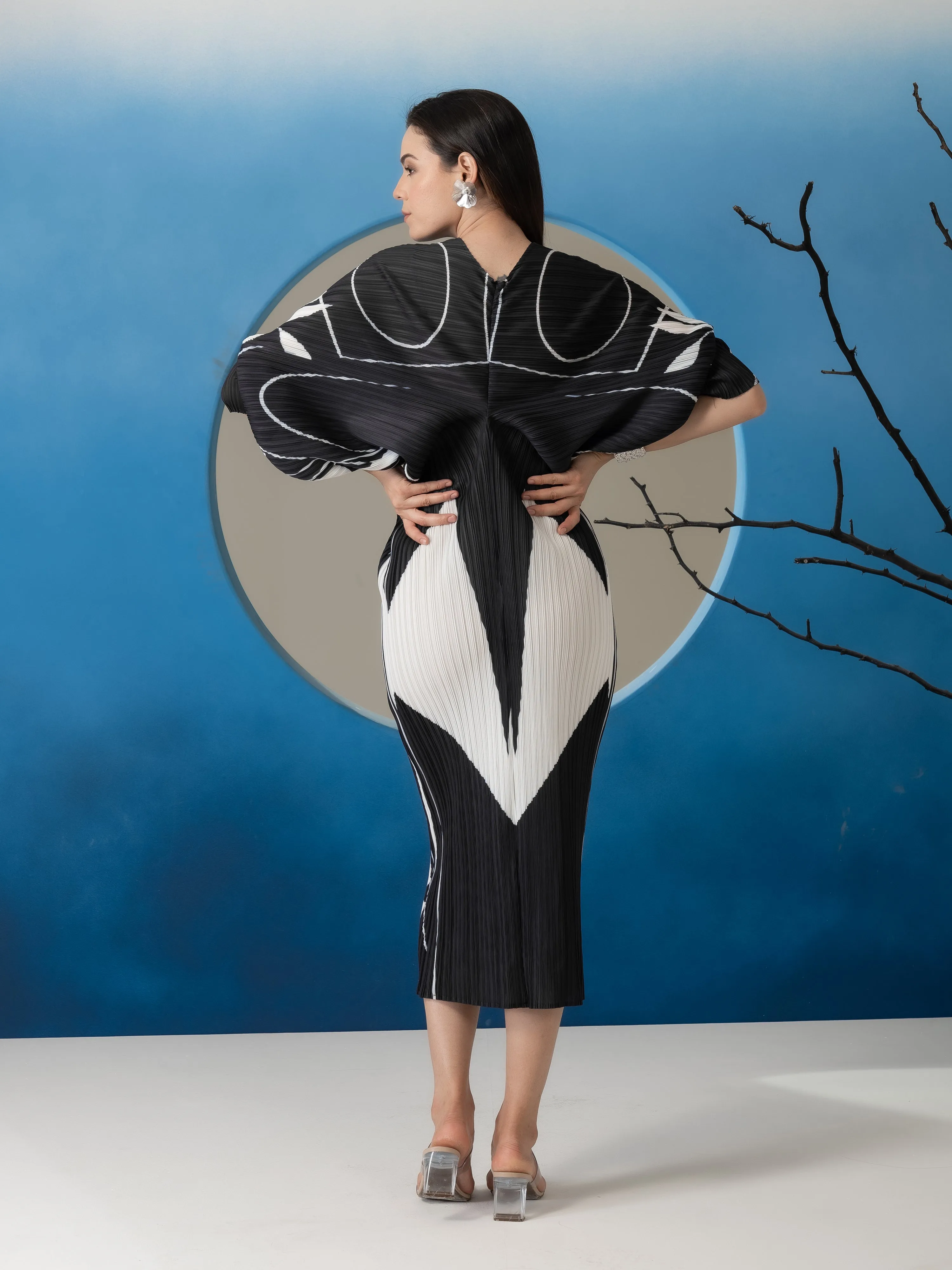 Eclipse Pleated Dress