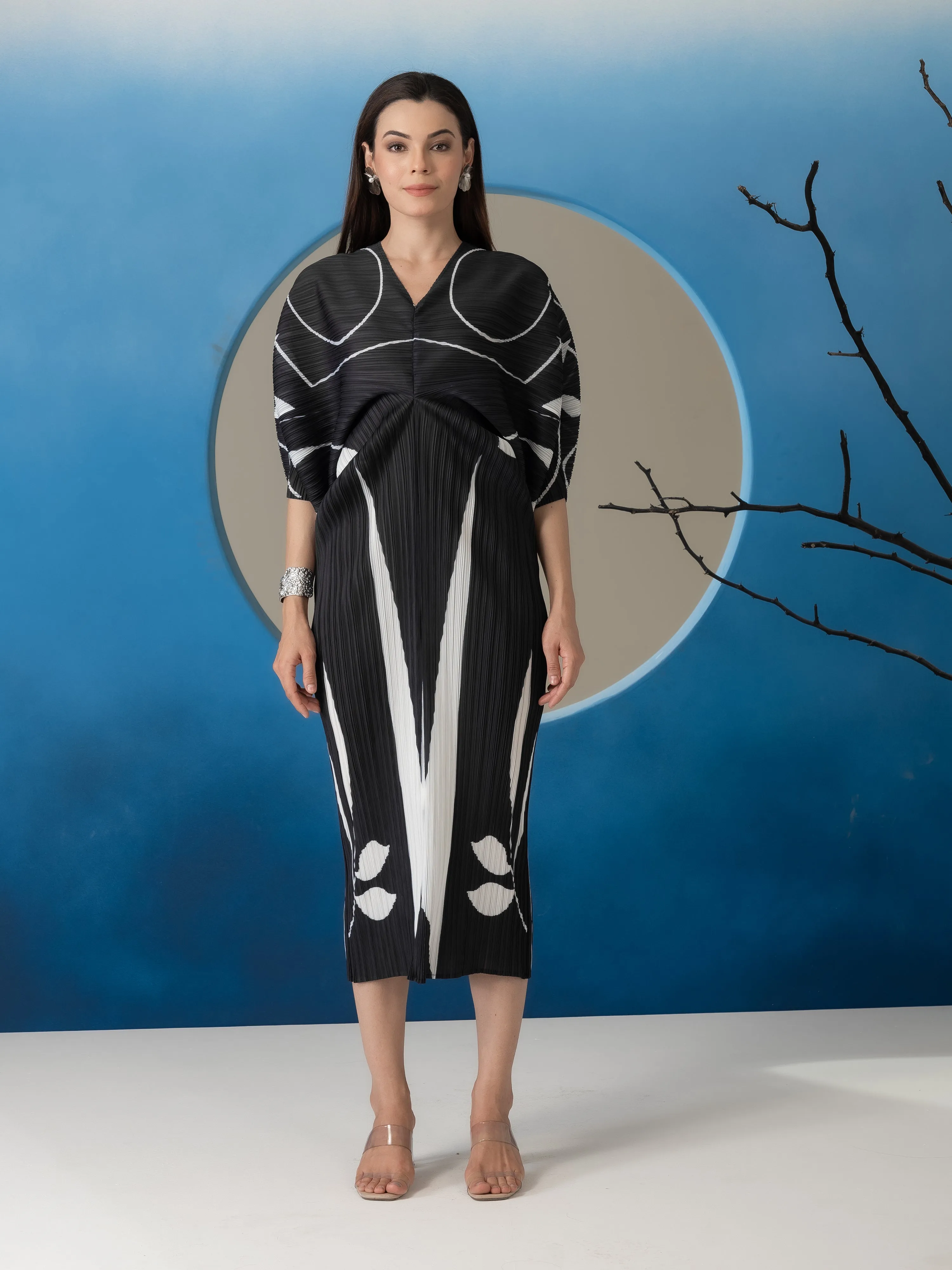 Eclipse Pleated Dress