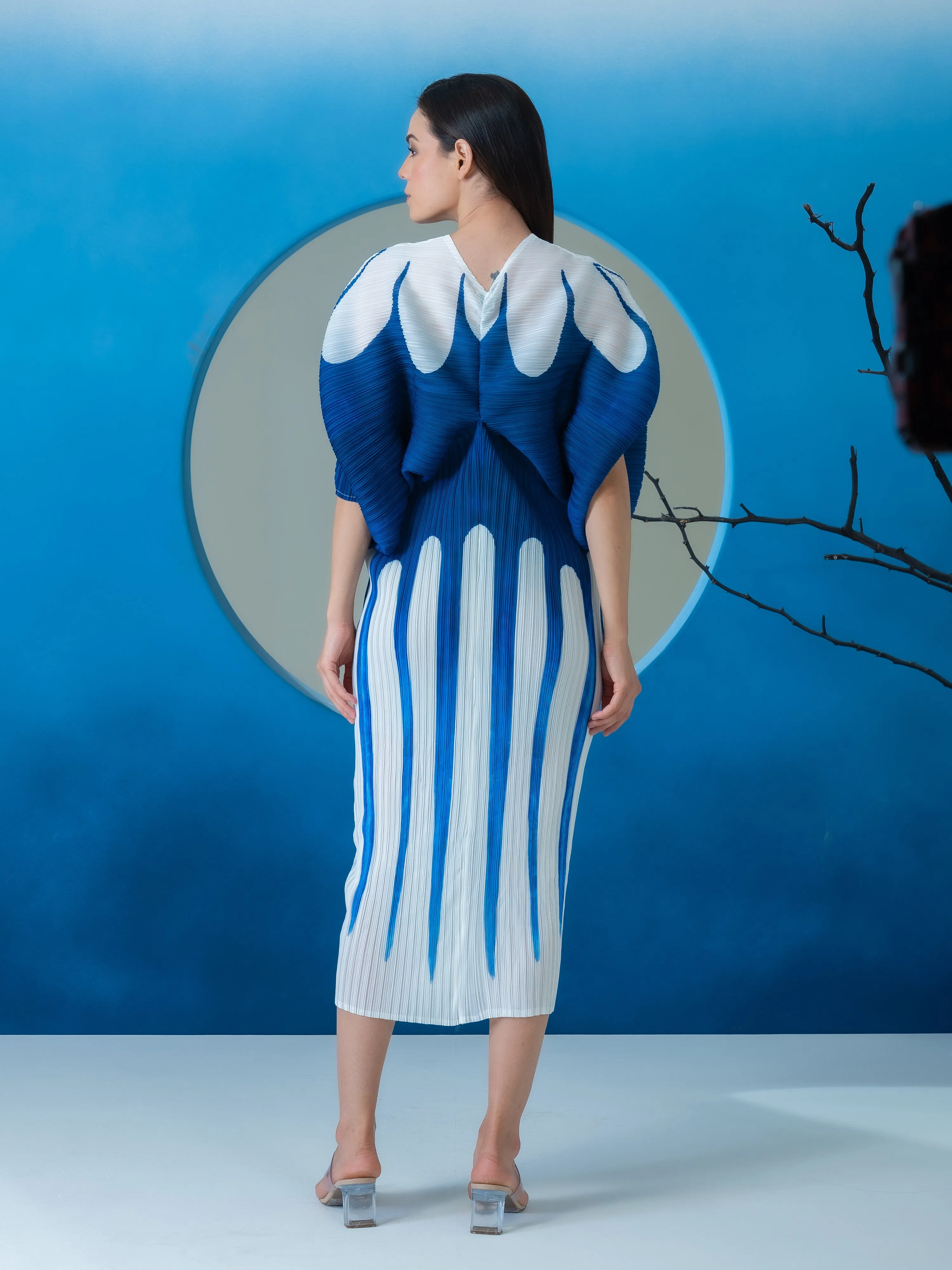 Eclipse Pleated Dress