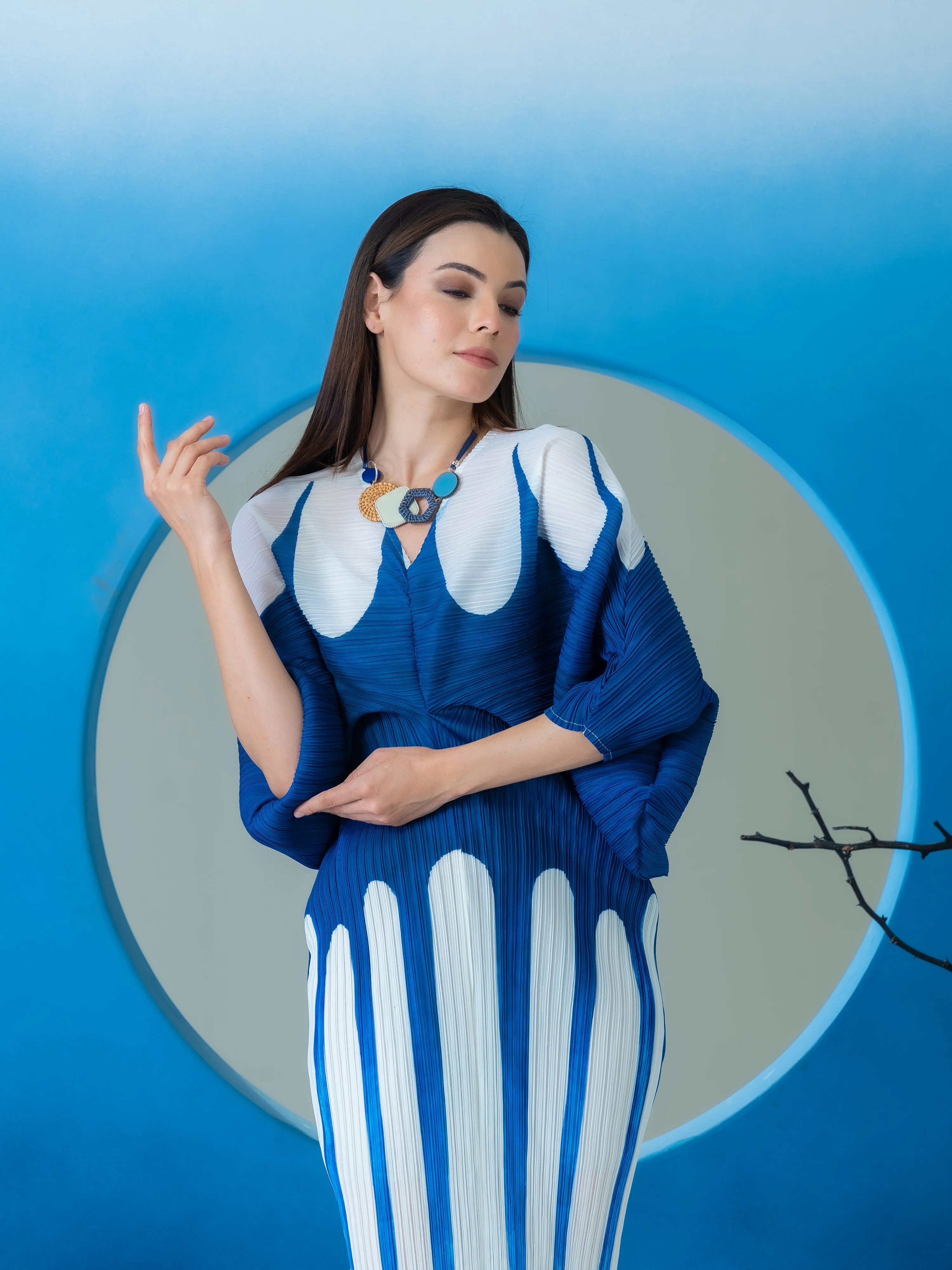 Eclipse Pleated Dress