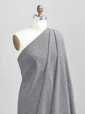 Eco Cotton Blend Chambray - Black - Swatch