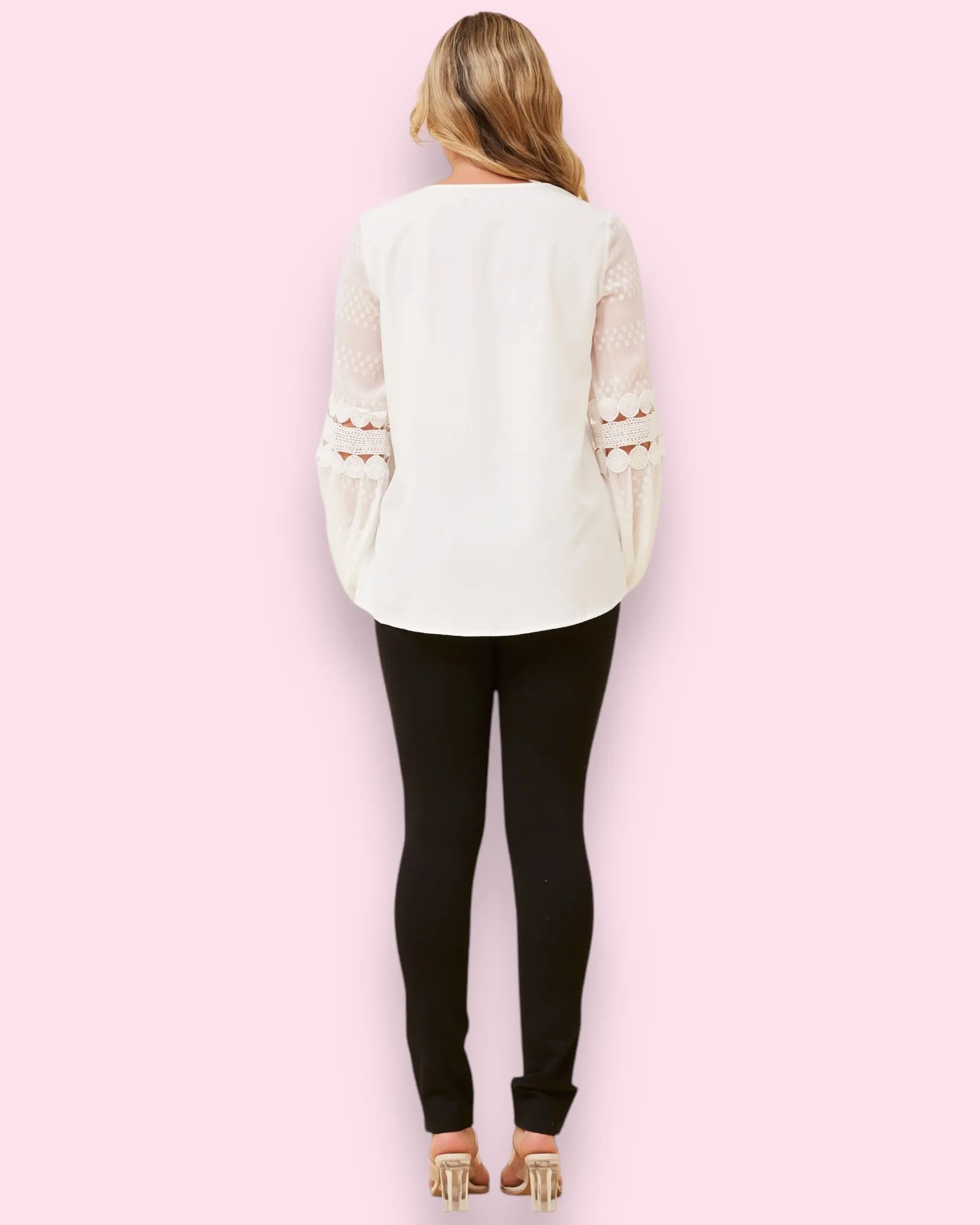 Faith Lantern Sleeve Top