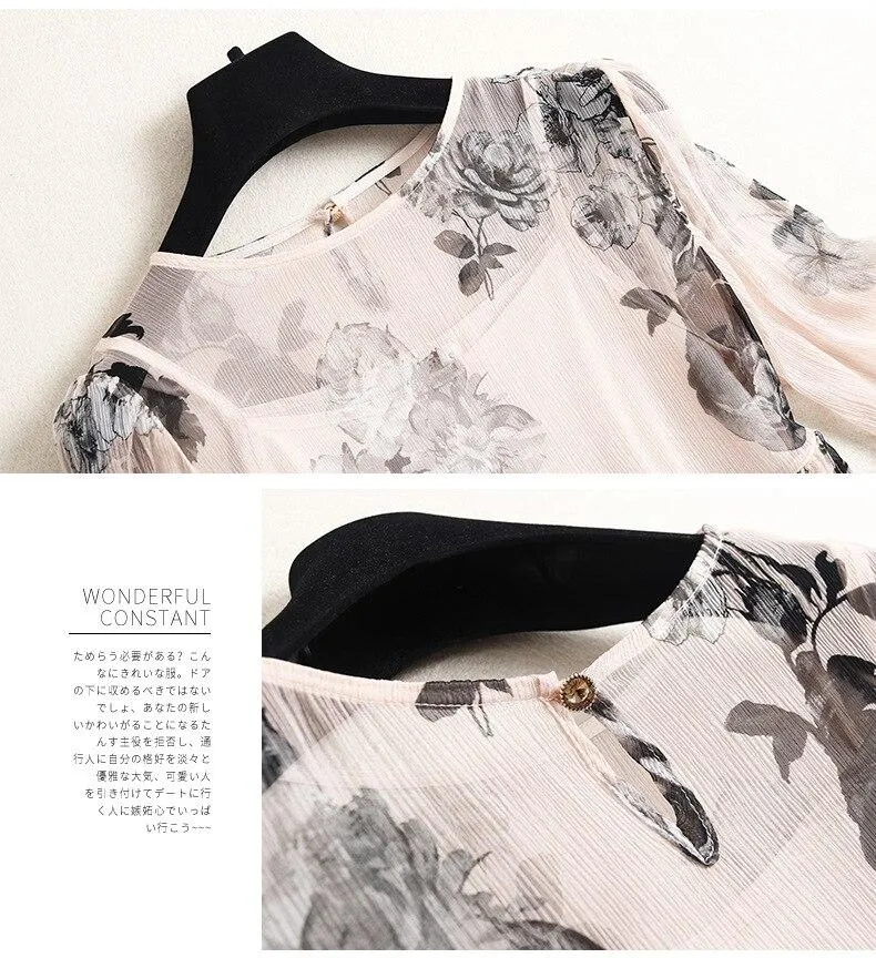 100% Pure Natural Silk Dresses for Women - Elegant FashionSierra Collection