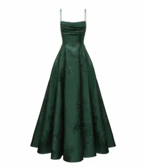 Formal Wear Dresses Charming Green A-Line Spaghetti Straps Classy Evening Party Dress Prom Dresses Shops Formal Women's Dresses
