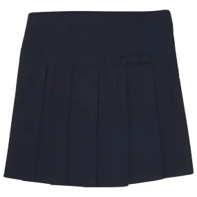French Toast Girls School Uniform Pleated Scooter with Grosgrain Ribbon - Navy - SX9129