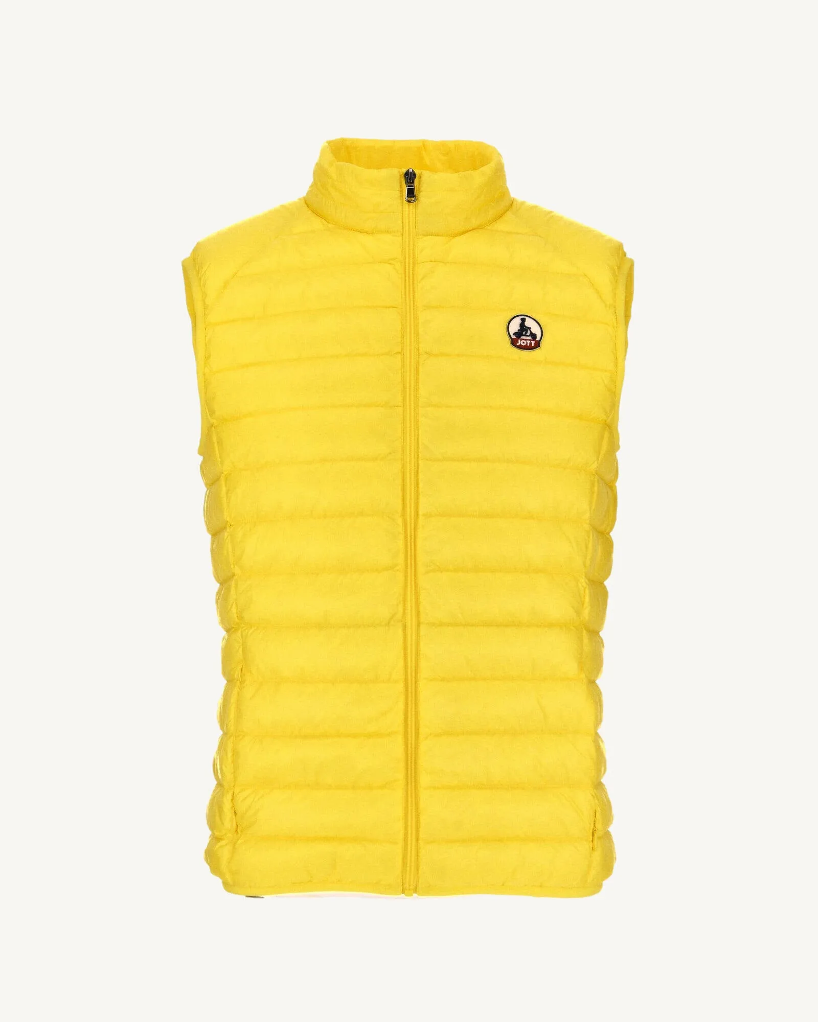 Gold yellow Tom sleeveless puffer jacket