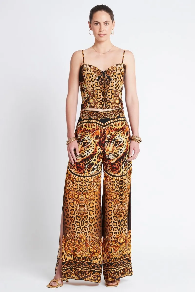 GOLDEN LADY SMOCKING CORSET TOP
