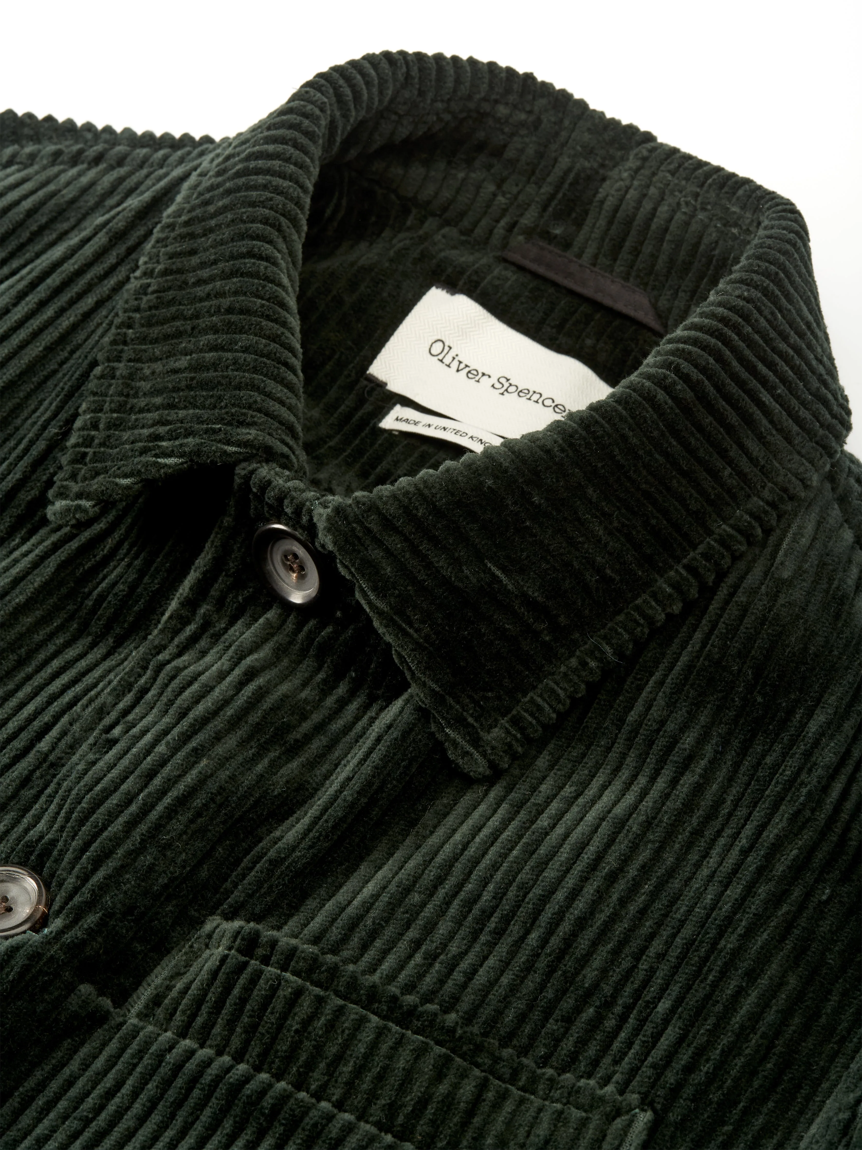 Optimized Product Title: Stylish Green Corduroy Grandpa Coat from Melrose