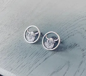 Highland Cow Cufflinks