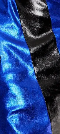 House Of Holland Two Colour Panel Leather Look Midi Dress