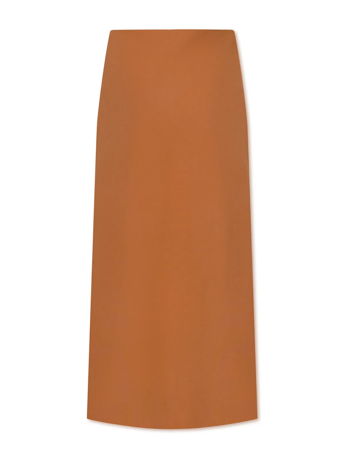 JANICE midi skirt - caramel