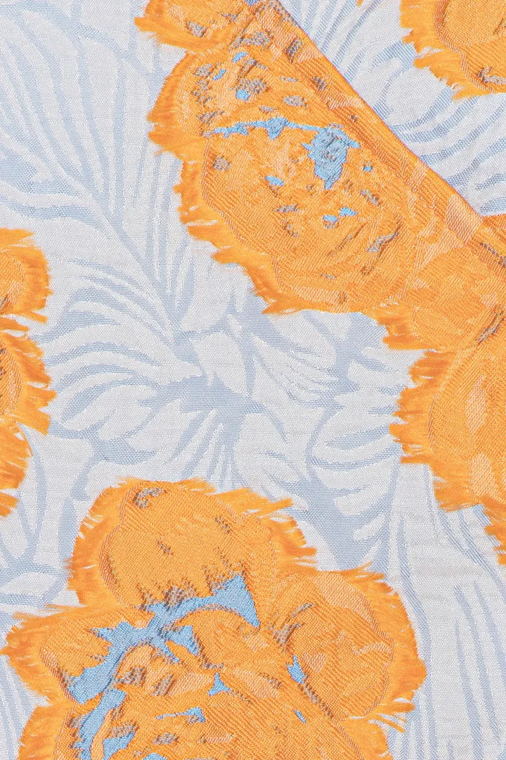 JasminIC Kjole - Orange Blomster