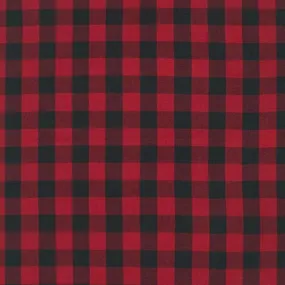 Kaufman House of Wales Red Plaid Cotton Woven 3.92 oz- Sold by the yard