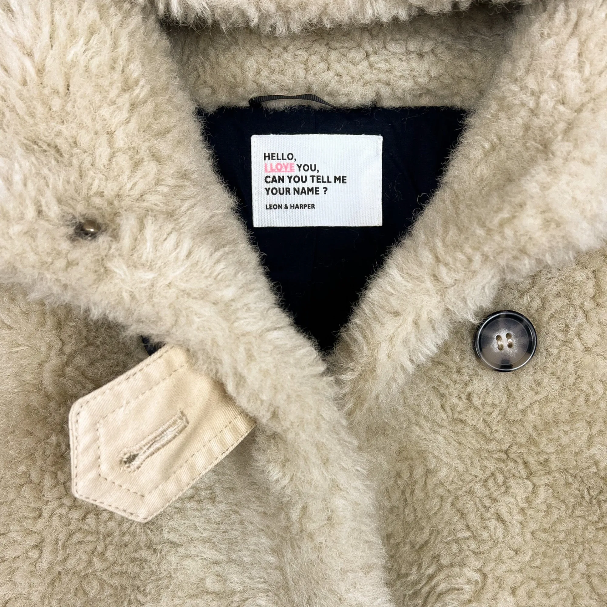 Leon & Harper Viggo Coat Off White