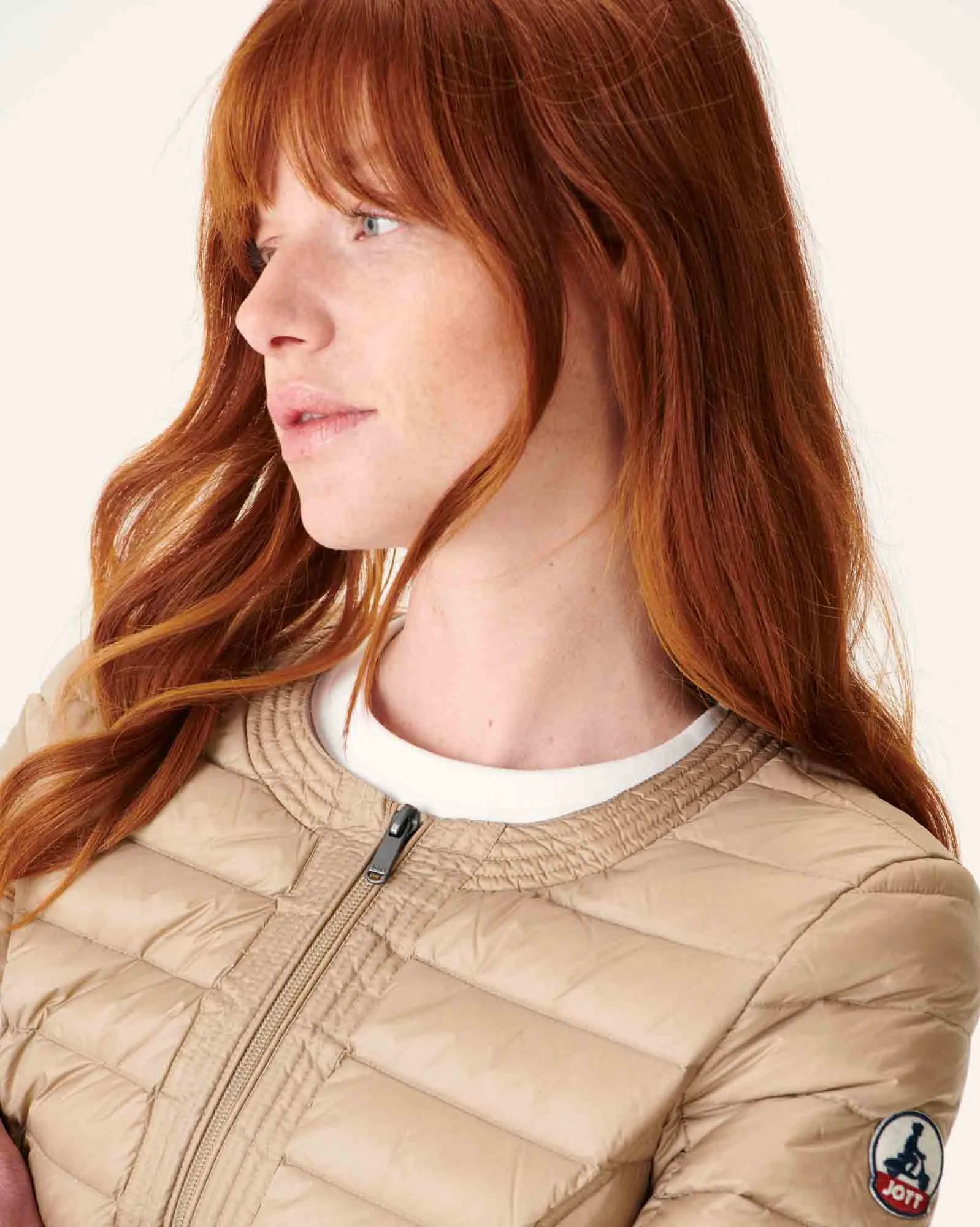 Lightweight down jacket Beige Douda