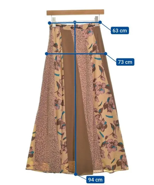 Lily Brown Long/Maxi length skirts