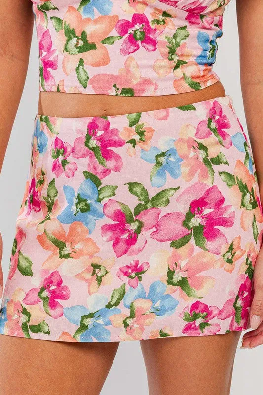Low Waist Mini Skirt