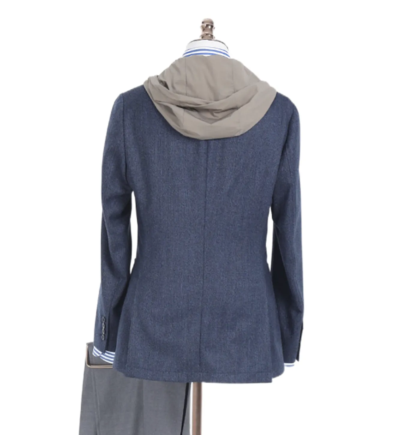 MDZ Blue Mystic Hoodie Sport Coat - Limited Edition - Custom Made - Ships 4-6 Weeks