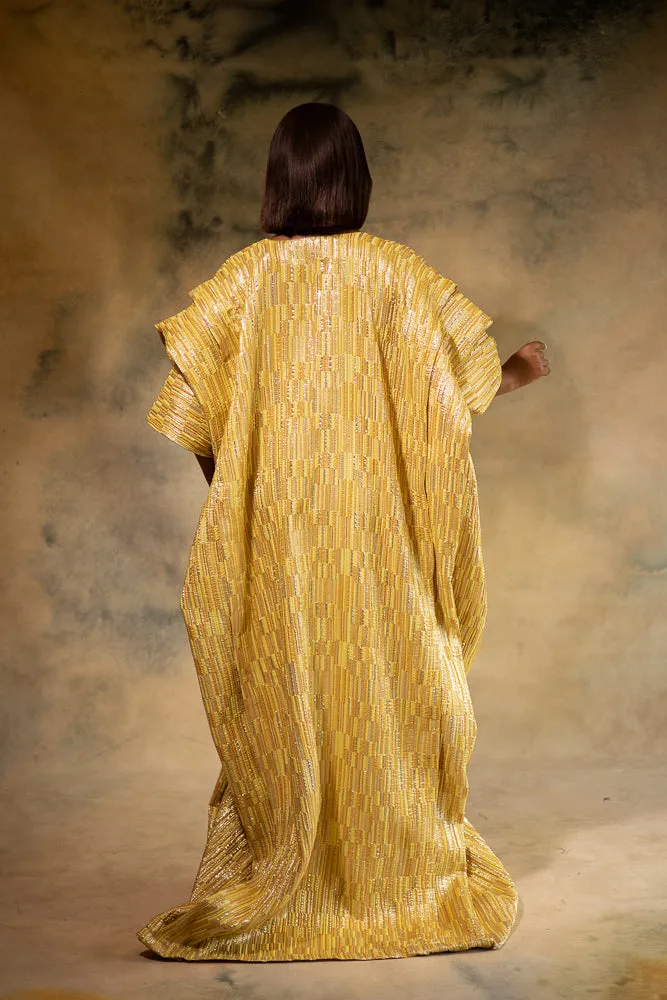 MOREMI REGAL KAFTAN - GOLDEN YELLOW