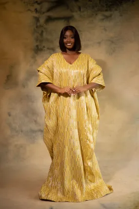 MOREMI REGAL KAFTAN - GOLDEN YELLOW